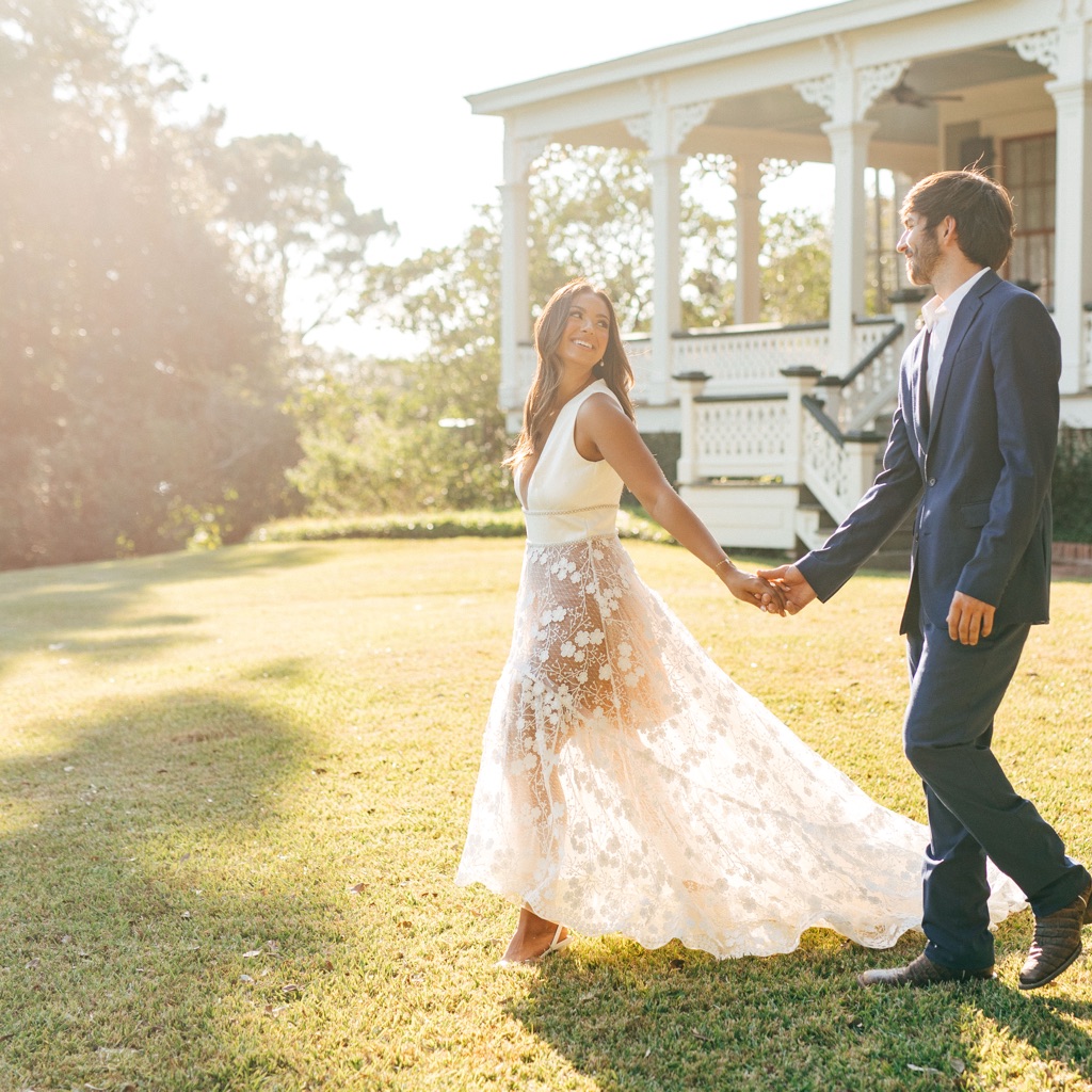 Bronx And Banco White Bridal Dress